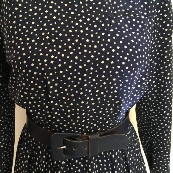 Liz Claiborne Navy and White Dress - Picture 7 of 8